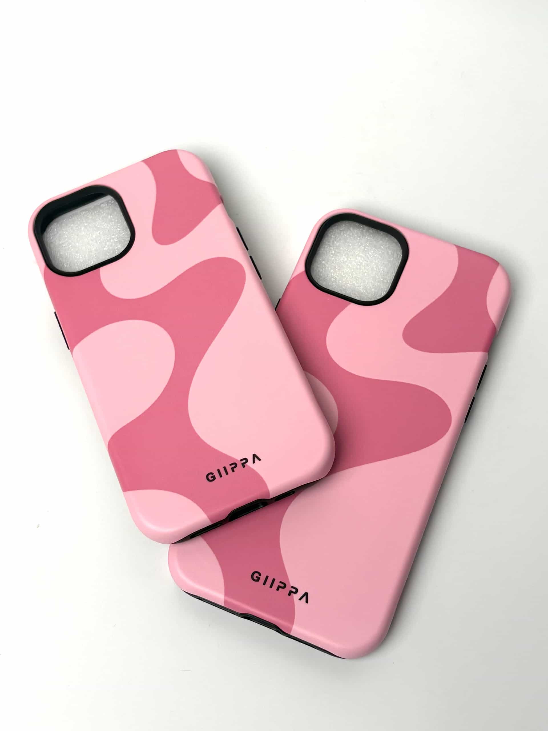 Two-Tone Pink Wave Case